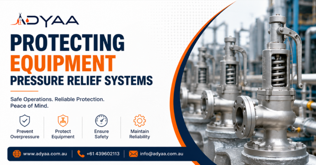 ADYAA protecting equipment pressure relief system