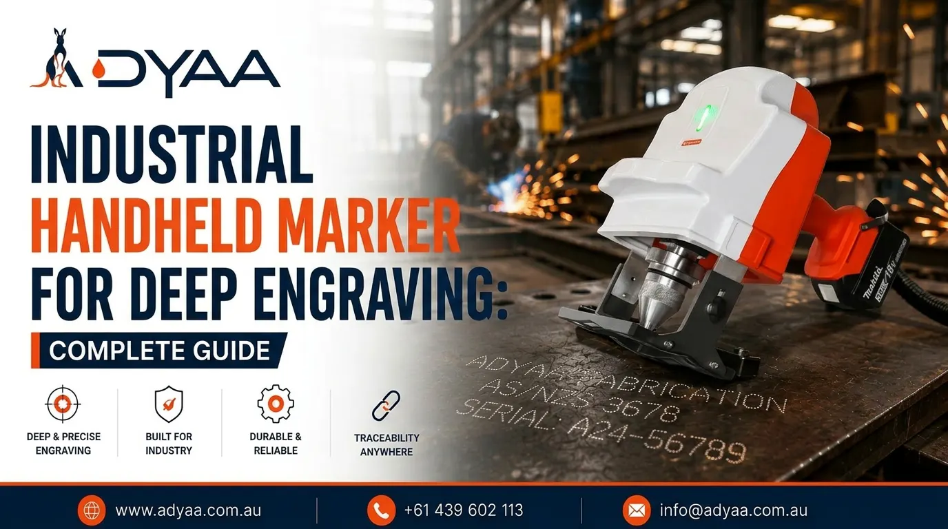 ADYAA Industrial Handheld Marker for deep engraving