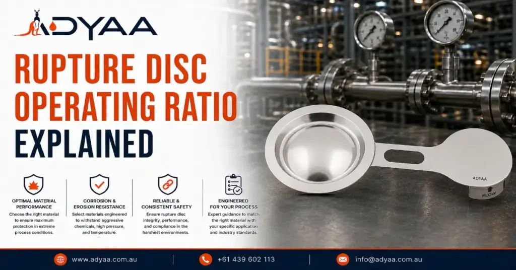 ADYAA RUPTURE DISC OPERATING RATIO EXPLAINED
