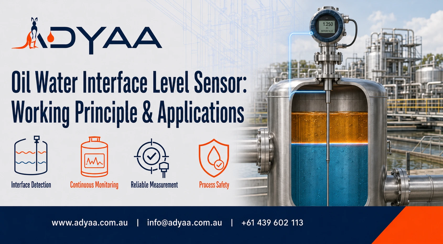 -Oil-water-interface-level-sensor | ADYAA Engineering